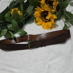Tommy Hilfiger Brown Leather Belt